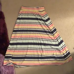 A multicolored skirt